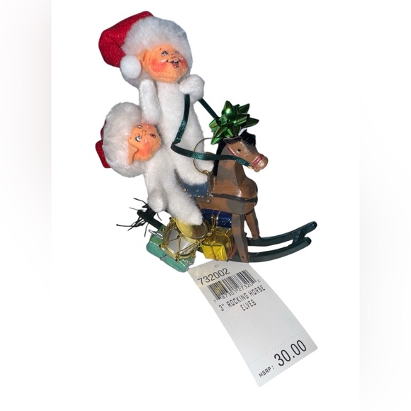 Annalee Other - Vintage 3- inch Annalee “Rocking Horse Elves Ornament” 2002